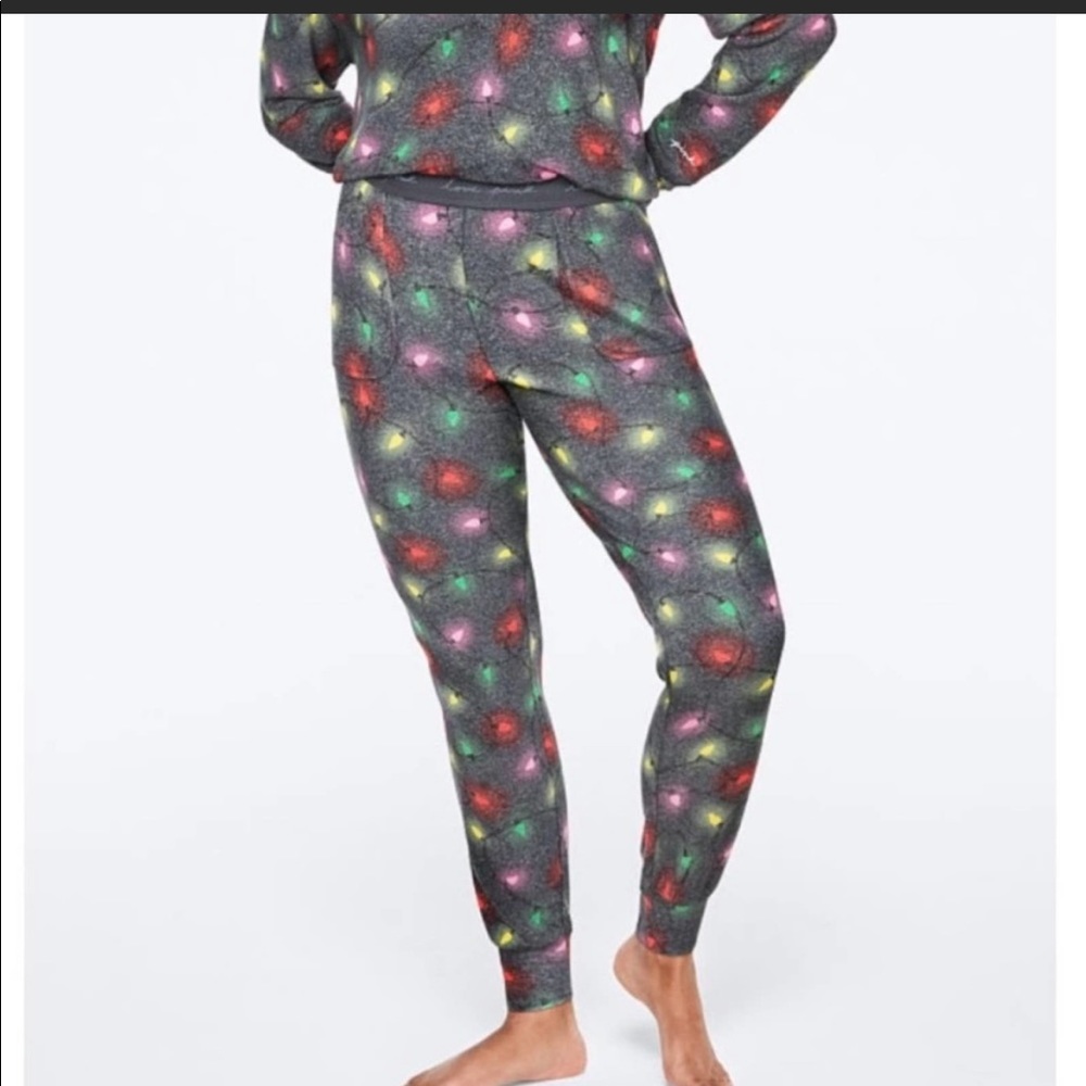 VS Pink pajama set-Medium
